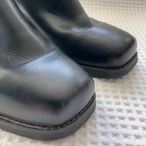 black leather Ankle Boots - Picture 4 of 7